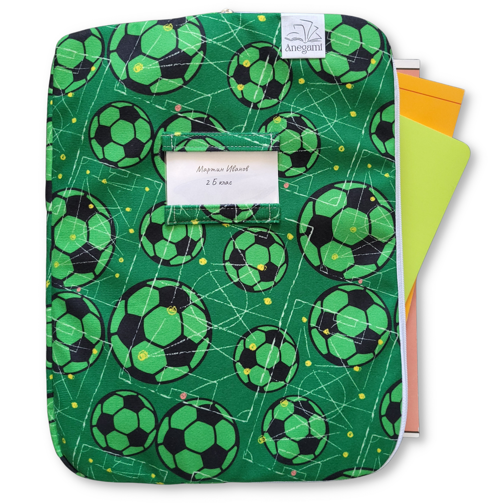 Fancy fabric folder for kids, Cute fabric textbook folder with zipper