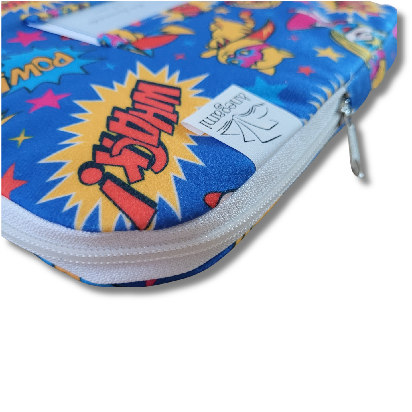 Cartella in tessuto elegante per bambini, Cartella in tessuto carina per libri di testo con cerniera