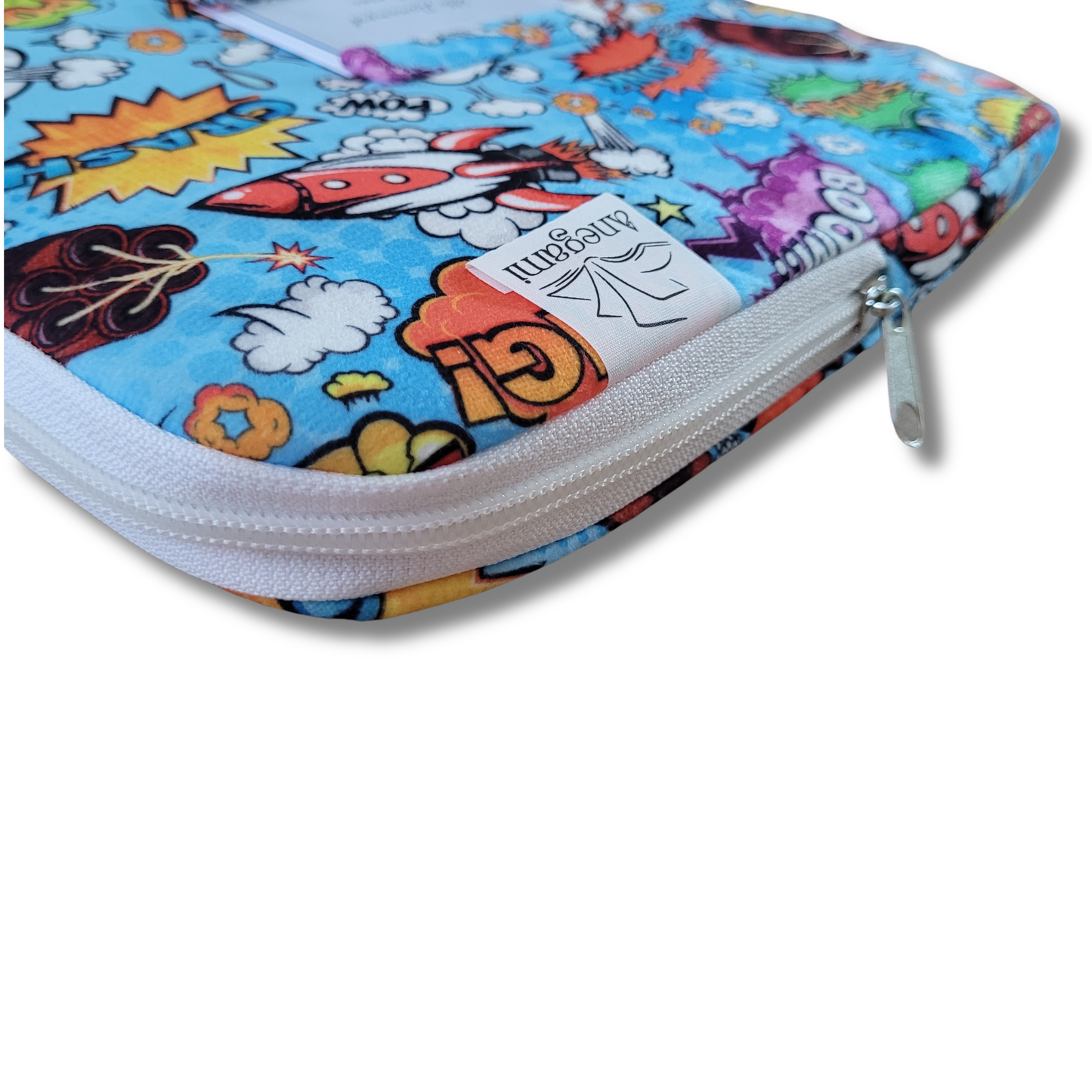 Cartella in tessuto elegante per bambini, Cartella in tessuto carina per libri di testo con cerniera