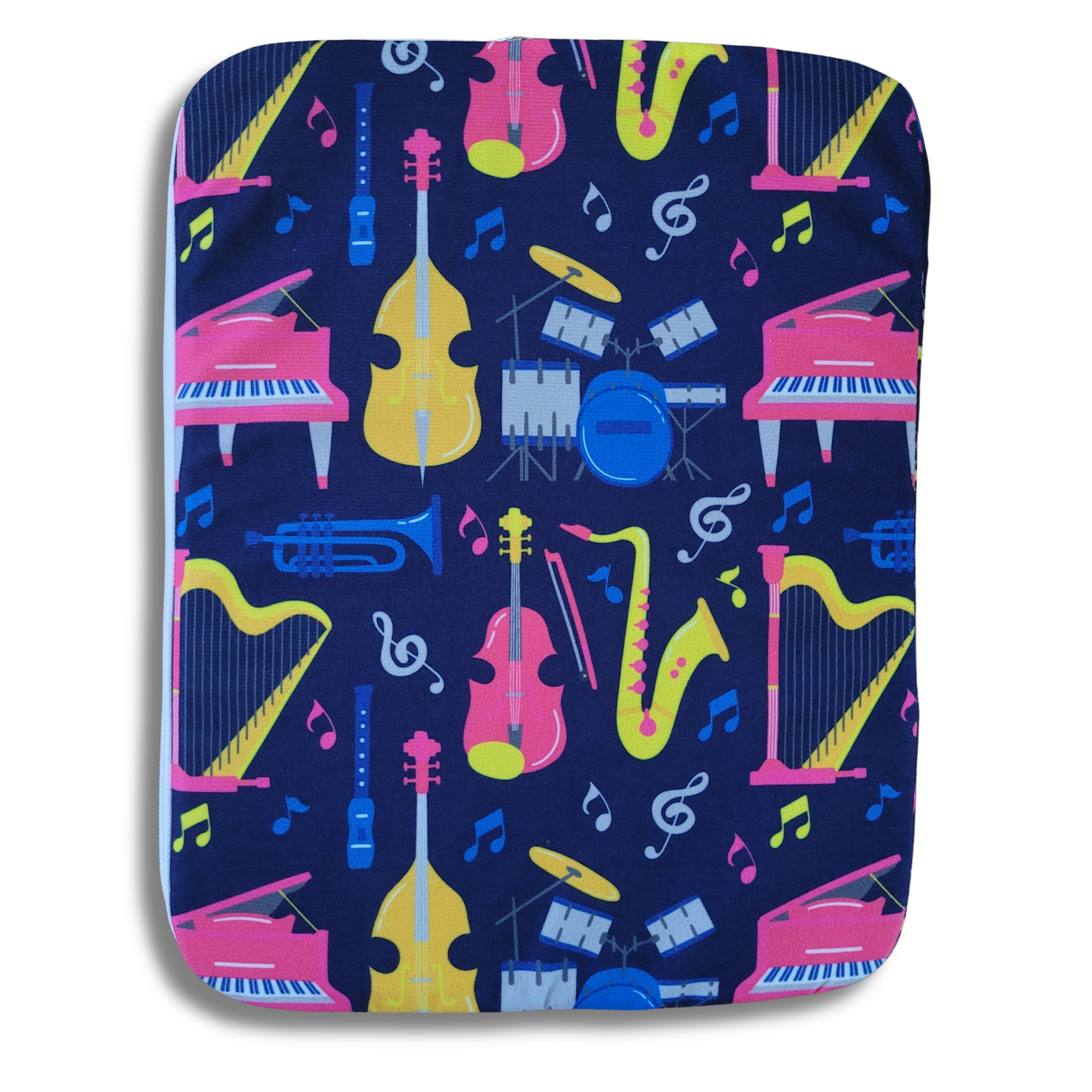 Fancy fabric folder for kids, Cute fabric textbook folder with zipper