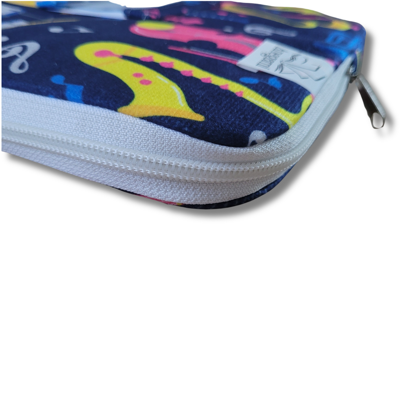 Fancy fabric folder for kids, Cute fabric textbook folder with zipper