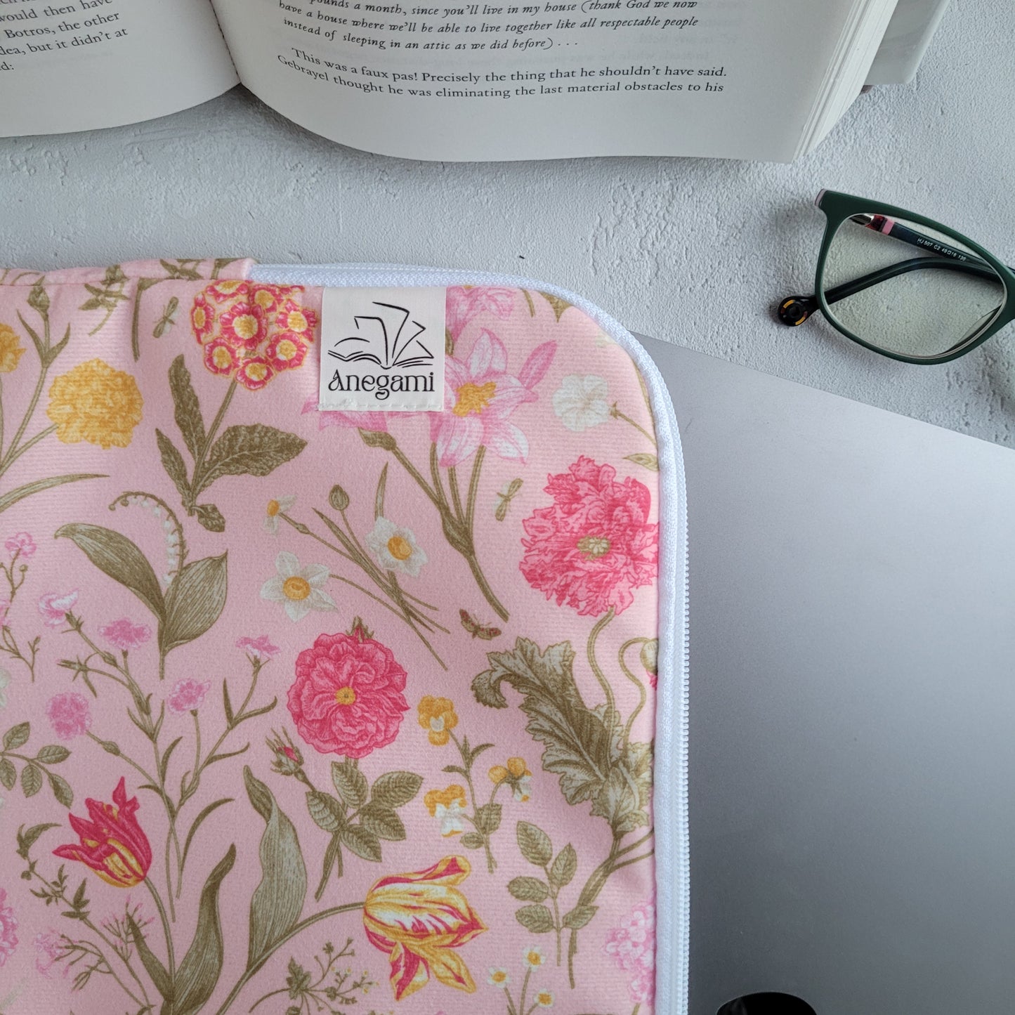 Housse florale pour ordinateur portable Appareils jusqu'à 15,6"