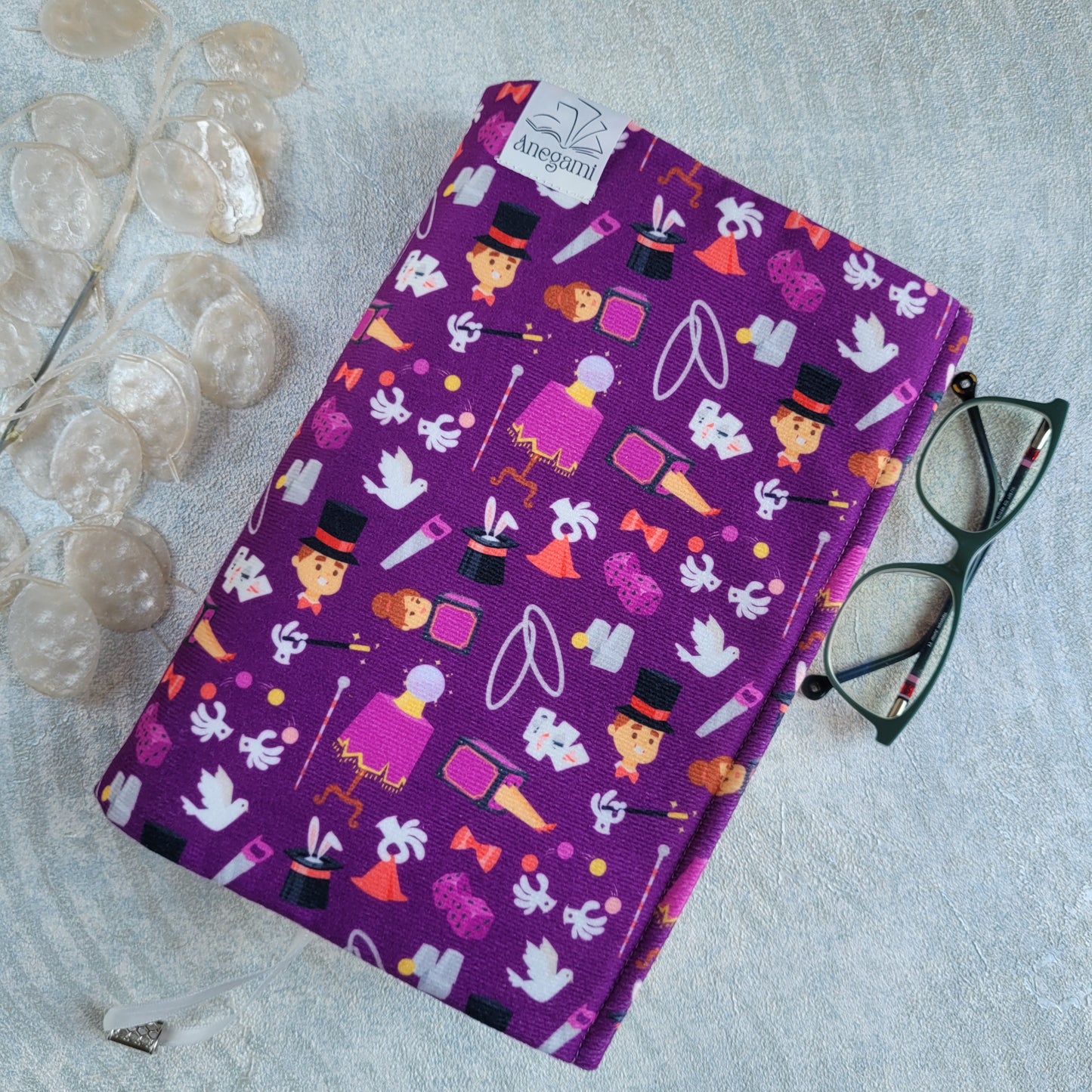 Fabric book cover magic