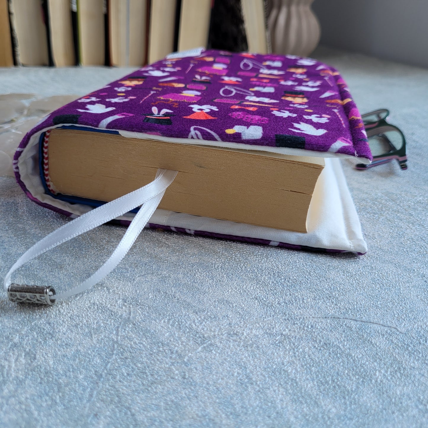 Fabric book cover magic