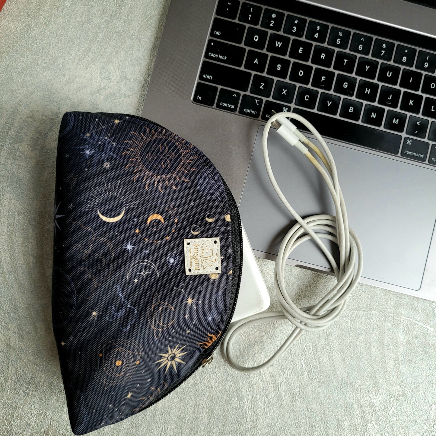 Compact Organizer Pouch for Charger and Mouse