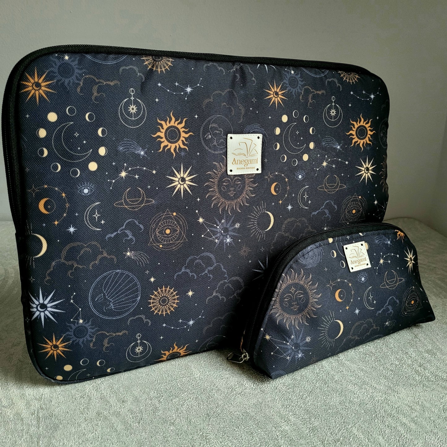 Set di custodia per laptop e custodia per accessori, caricabatterie e mouse