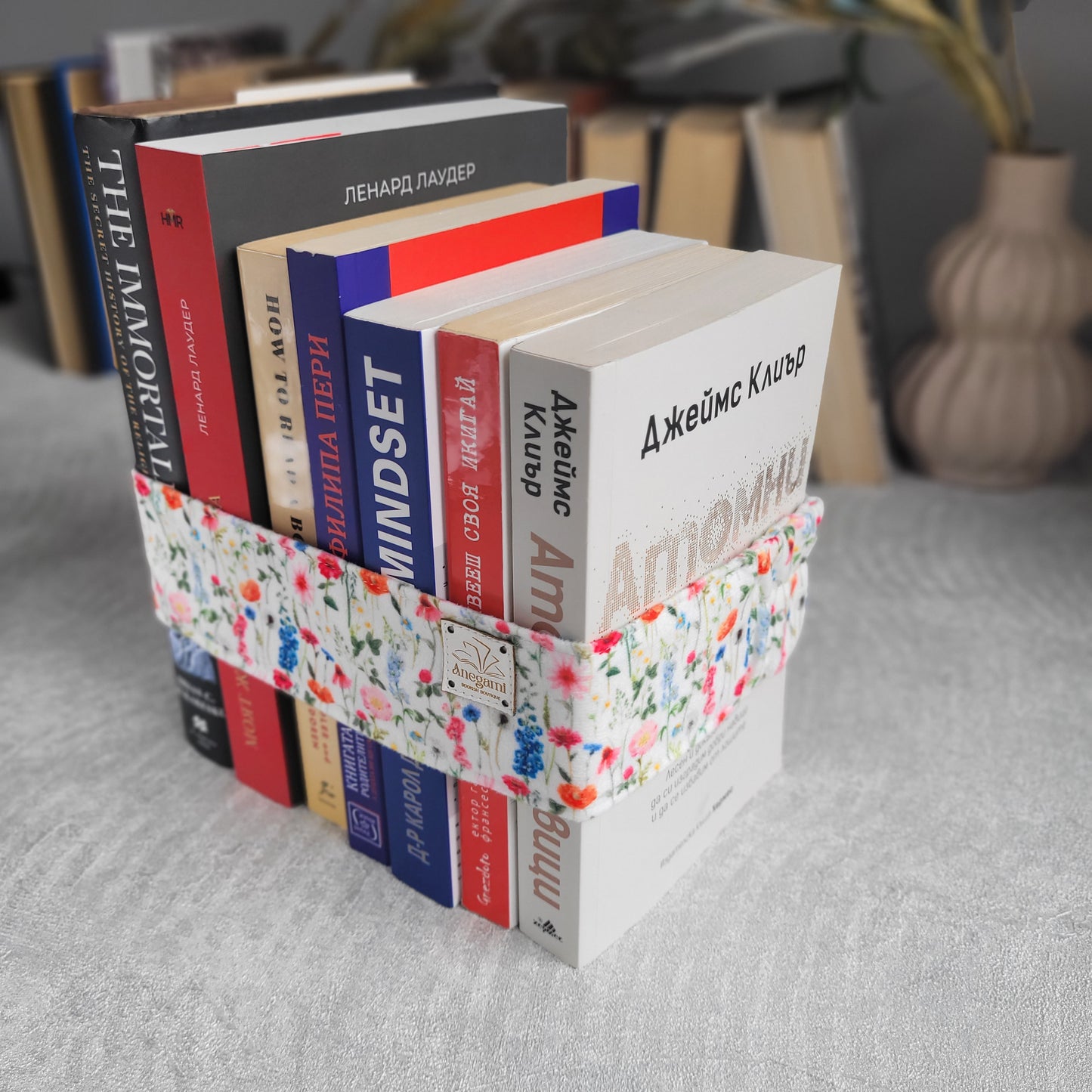 Fascia per libri con fiori carini