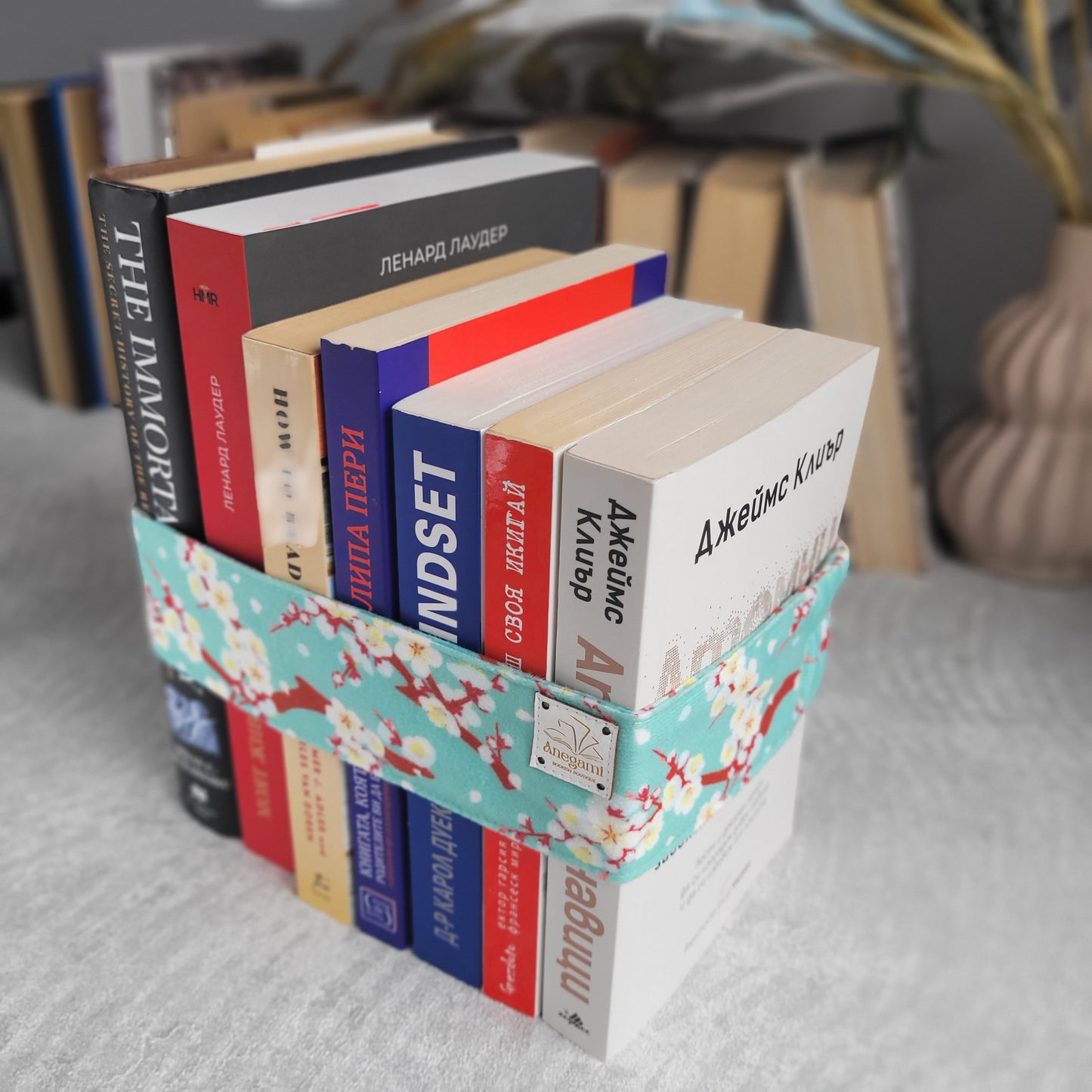 Fascia per libri floreale