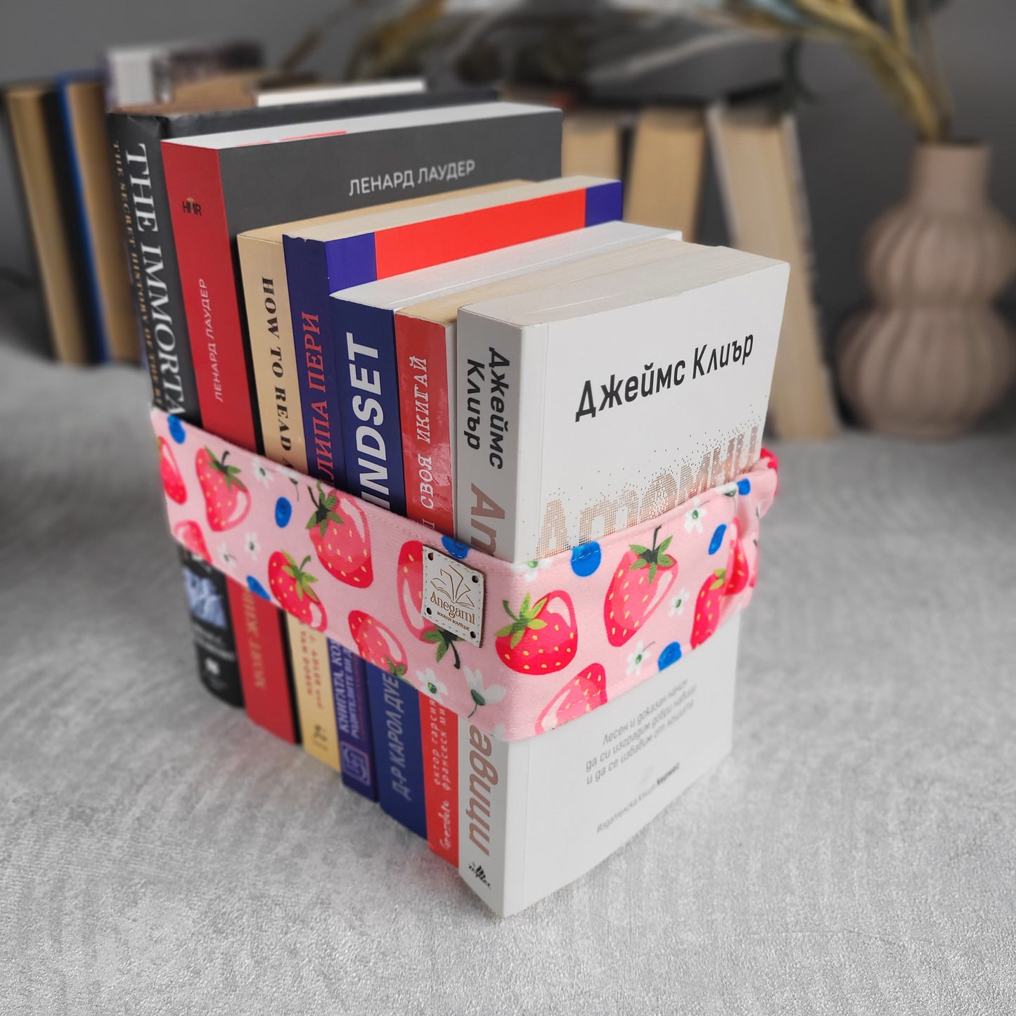 Banda di libri di fragole