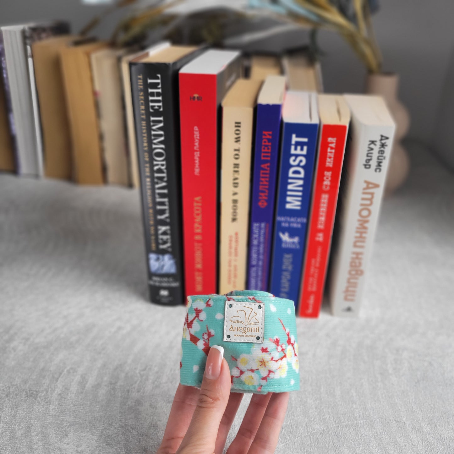 Fascia per libri floreale