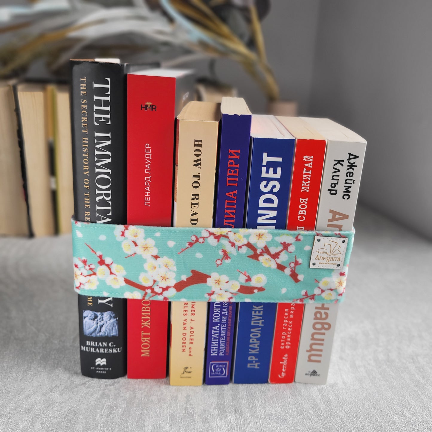 Fascia per libri floreale