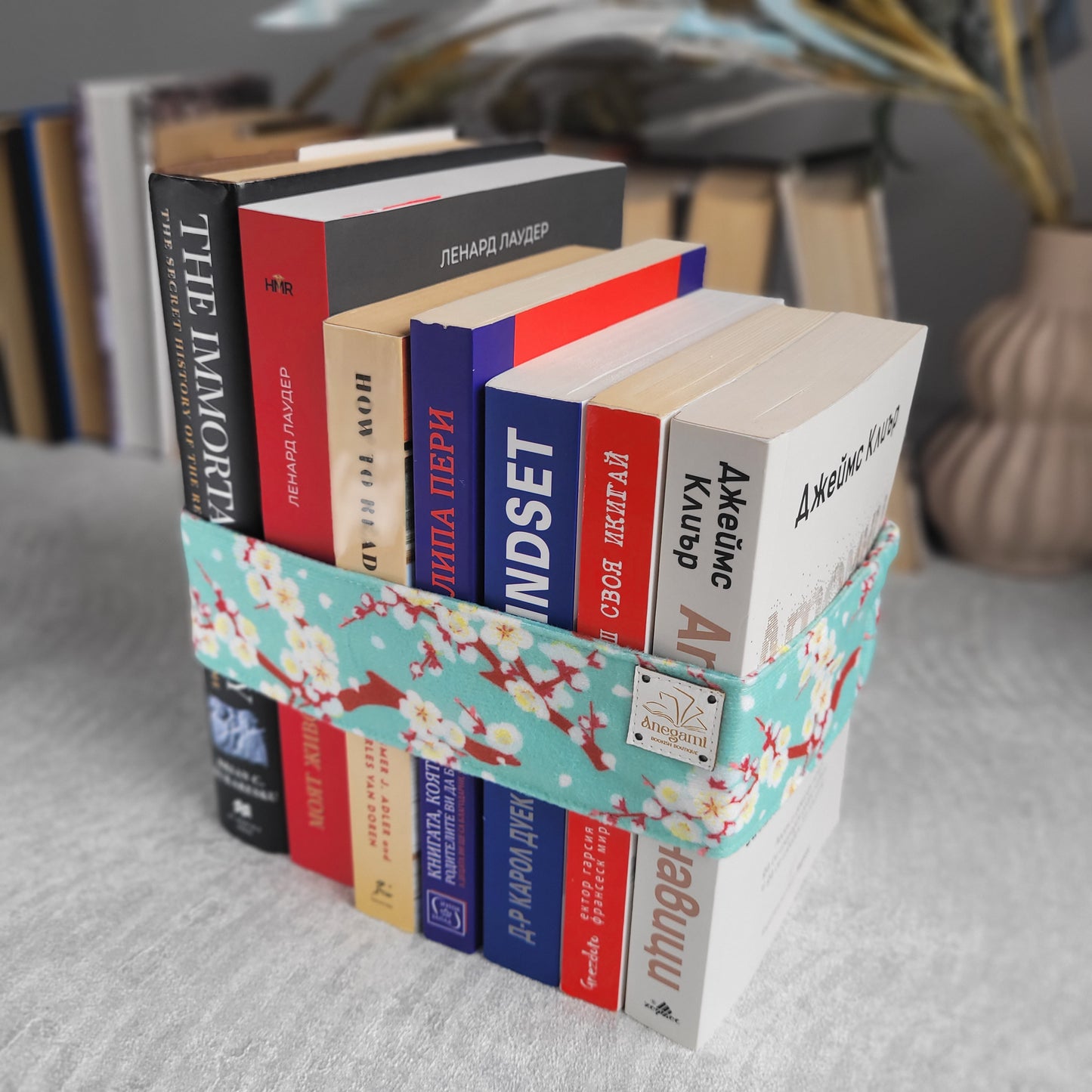 Fascia per libri floreale