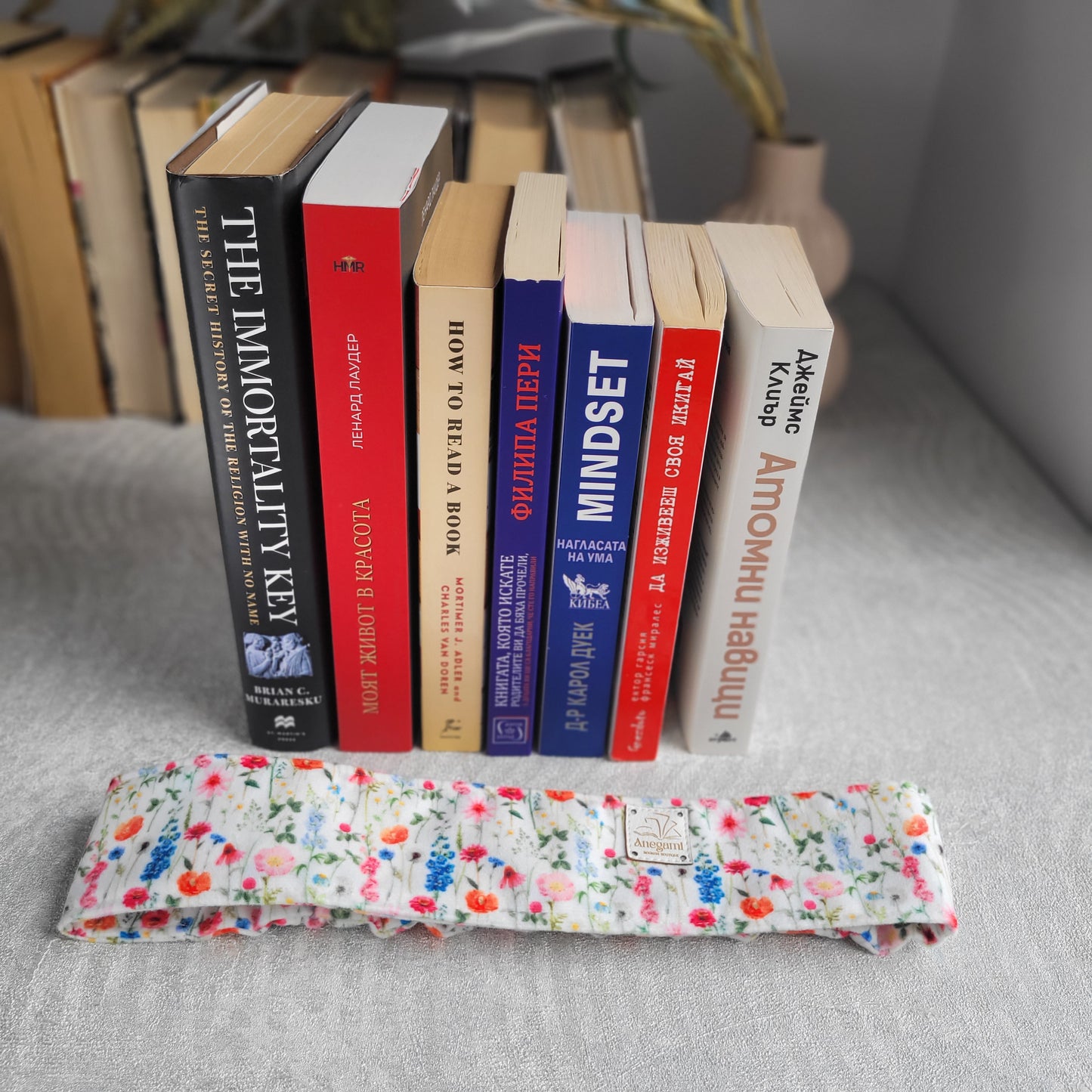 Fascia per libri con fiori carini