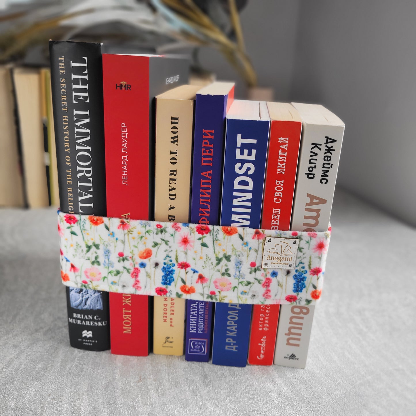 Fascia per libri con fiori carini