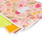 Fancy fabric folder for kids, Cute fabric textbook folder with zipper