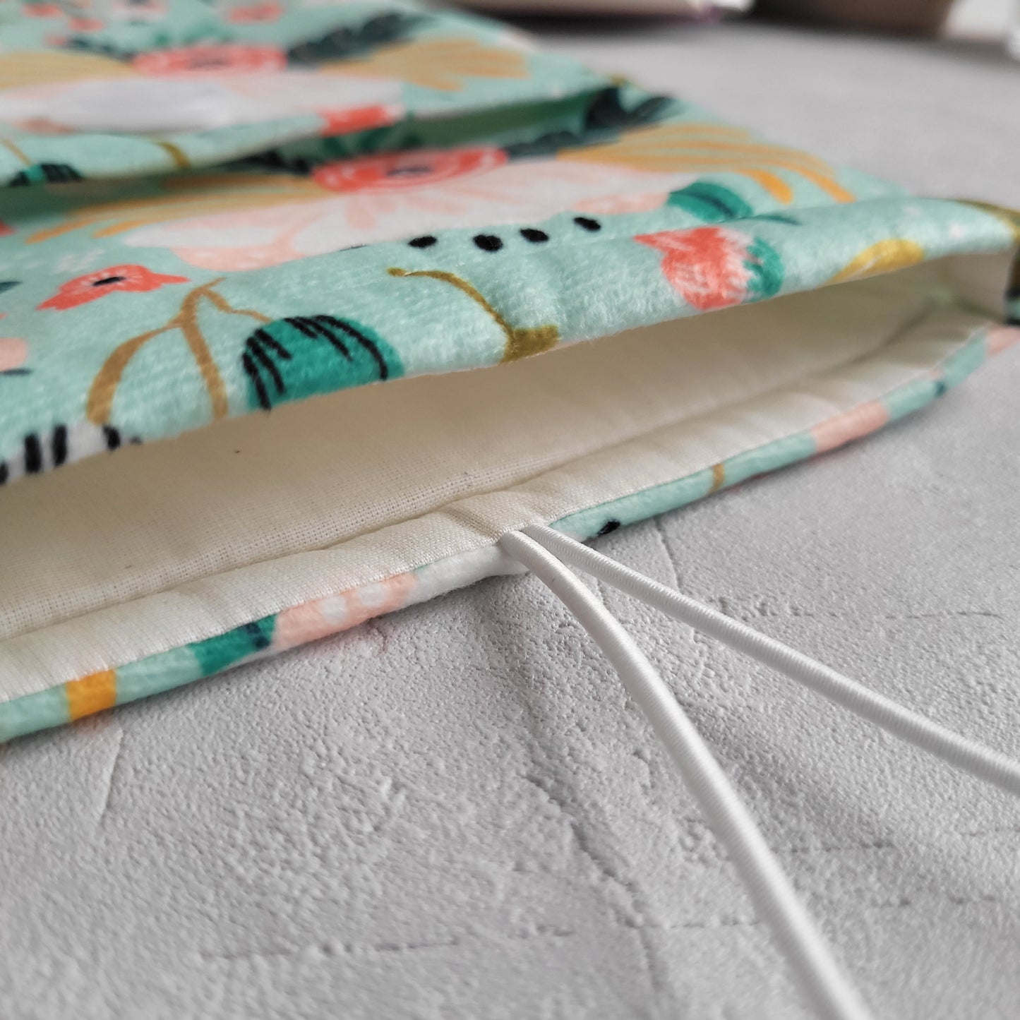 Summer Flower book sleeve with pocket