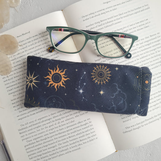 Étui à lunettes en tissu Constellation