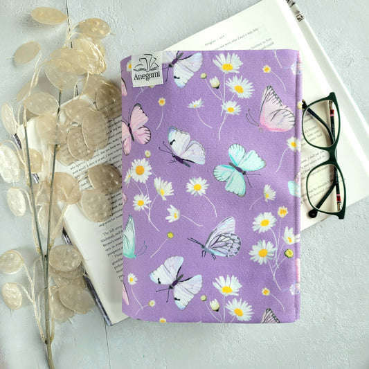 Butterfly fabric book cover